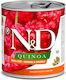Farmina N&D Quinoa Υγρή Τροφή Σκύλων σε Κονσέρβα με Κρέας και Λαχανικά χωρίς Σιτηρά 285gr A53-