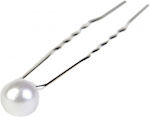 Ro-Ro Accessories Silver Pearl Hair Pin