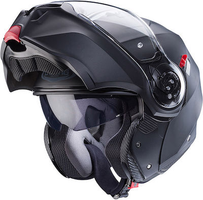 Caberg Duke Evo Flip-Up Helmet with Pinlock ECE 22.06 1550gr Matt Black CAB000KRA562