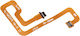 Kabel mit Fingerabdruck in Orange Farbe für Ehre spielen