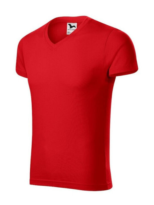 Malfini Men's Short Sleeve Promotional T-Shirt Red