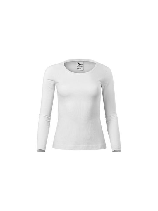 Malfini Women's Long Sleeve Promotional Blouse White