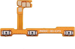 Kabel mit Lautstärke-Tasten in Orange Farbe für Honor 9A