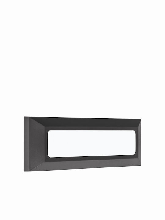 Fos me Fos me Wandmontierte Außenbeleuchtung Deckenleuchte IP65 4W mit Einstellbares Weiß Licht 23x8cm