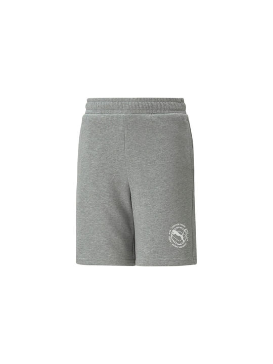 Puma Sportliche Kinder Shorts/Bermudas Active Gray