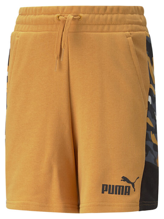 PUMA Kids' Athletic Shorts/Bermudas Ess+ Khaki