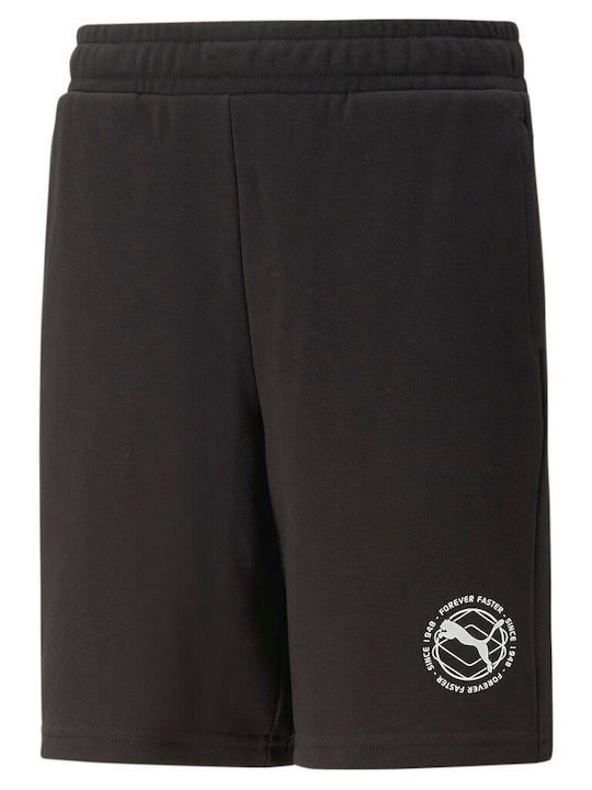 Sportliche Kinder-Shorts/Bermudas Active Schwarz