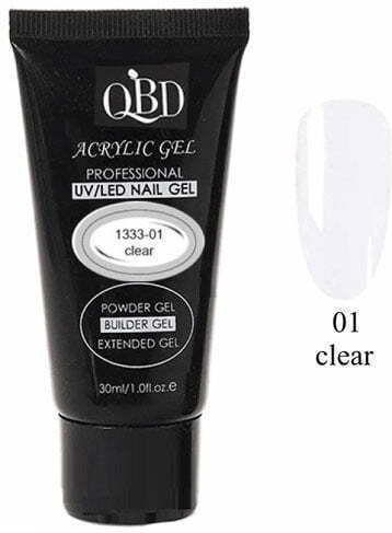 QBD Acrygel Νυχιών CLEAR 30ml