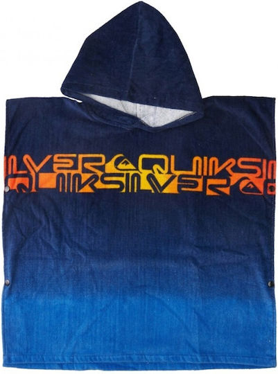 Quiksilver Hoody Towel Boy Kids Beach Poncho Blue 60 x 58cm