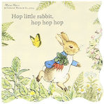 Peter Rabbit in the Garden Napkin Small Meri Meri, 16 pcs.