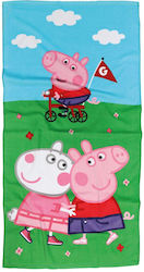 Das Home Kids Beach Towel Blue Peppa Pig 140x70cm 420708705863