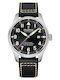 Festina Men's Watch 40mm Battery with Black Leather Strap