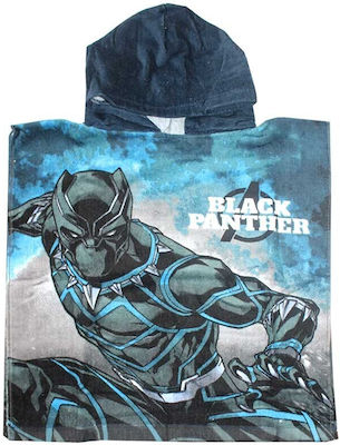 Marvel Avengers Black Panther Παιδικό Πόντσο θαλάσσης 50x100εκ. (SE1917) σκούρο μπλε