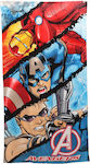 Marvel Avengers Kids Beach Towel 70x140cm (QE4209 A) blue