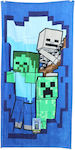 Minecraft children's sea towel Beware 70x140cm (JFK103250) blue