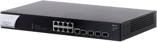 Draytek VigorSwitch Q2121x Managed L2 Switch με 8 Θύρες Ethernet και 4 SFP Θύρες