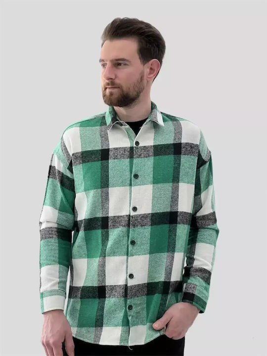 Plaid Shirt Regular Line Green