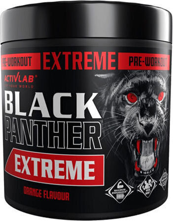 ActivLab Black Panther Extreme Συμπλήρωμα Pre Workout 300gr Πορτοκάλι