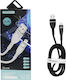 Treqa CA-8782 USB-A to Lightning Cable Μαύρο 1m