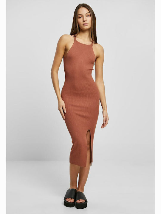 Urban Classics TB6021 Summer Midi Dress with Sl...