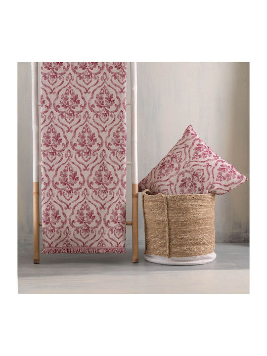 Rythmos Medallion Ριχτάρι Διθέσιου Καναπέ Ζακάρ 180x240εκ. Κεραμιδί