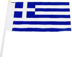 Polyester Flag of Greece with Stake 40x25cm 12τμχ