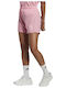 Adidas Women's High-waisted Sporty Shorts Pink