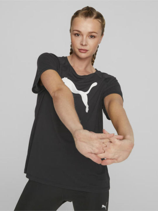 Puma Women's Athletic T-shirt Fast Drying Black
