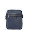Bag to Bag Shoulder / Crossbody Bag with Zipper, Internal Compartments & Adjustable Strap Blue 20x6x26cm