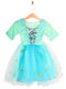 Den Goda Fen Children's fairy costume with turquoise wings - 2-9 Years