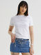 Juicy Couture Noah Damen T-Shirt Weiß