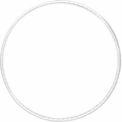 Peace Clear Drumhead for Drums 14"