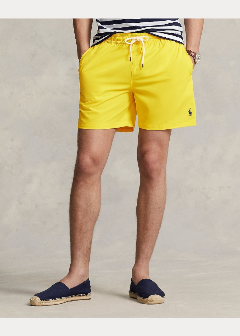 Yellow ralph lauren swim shorts sale