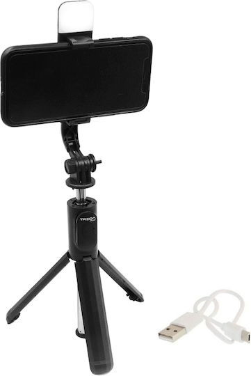 Treqa Selfie Stick 04 with Bluetooth Remote Control Black 101377