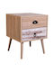 Wooden Bedside Table 40x39.5x50cm