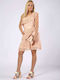 Evening Short Dress Lace Dress with one Shoulder