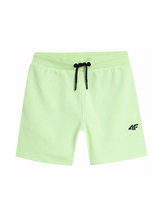 4F Kids Athletic Shorts/Bermuda Green