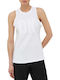 DKNY Women's Summer Blouse Cotton Sleeveless White
