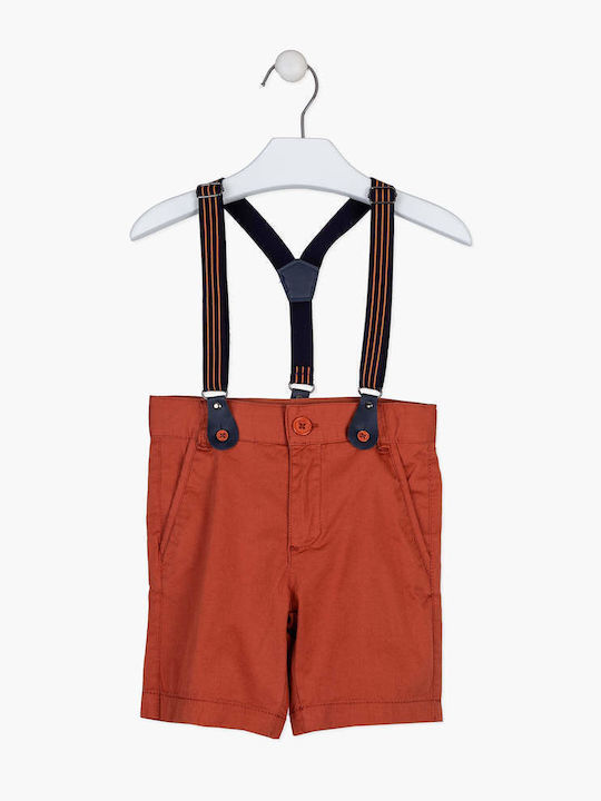 Kinder Shorts Bermudas Stoff Orange
