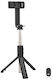 Lamtech Gimbal Selfie Stick Cell Phone Tripod Bluetooth Black