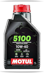 Motul 5100 4T Ημισυνθετικό Λάδι 10W-40 1lt