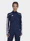 Adidas Tiro 23 League Women's Athletic Blouse Long Sleeve Navy Blue