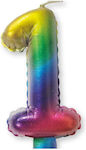 Procos Birthday Candle Number "1" Multicolored 92676