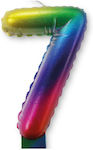 Procos Birthday Candle Number "7" Multicolored 92682