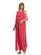 Harlem Summer Maxi Dress Fuchsia