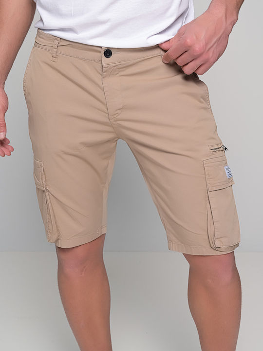 Ben Tailor Men's Cargo Monochrome Shorts Beige