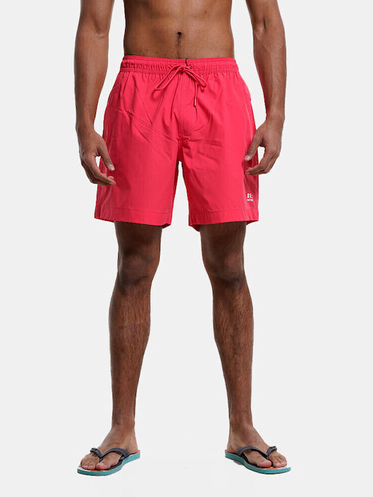Be:Nation Essentials Herren Badehose Shorts Rot