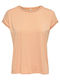 Only Damen T-Shirt Orange