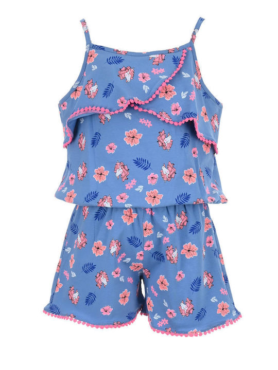 Kids' Fabric Jumpsuit Shorts/Bermudas Blue