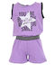 Kids' Fabric Jumpsuit Shorts/Bermudas Purple